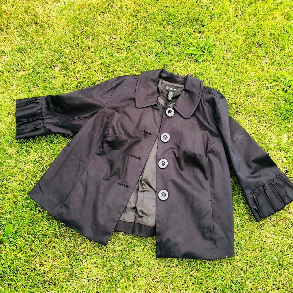 INC international concepts Coat short 3/4 sleeve